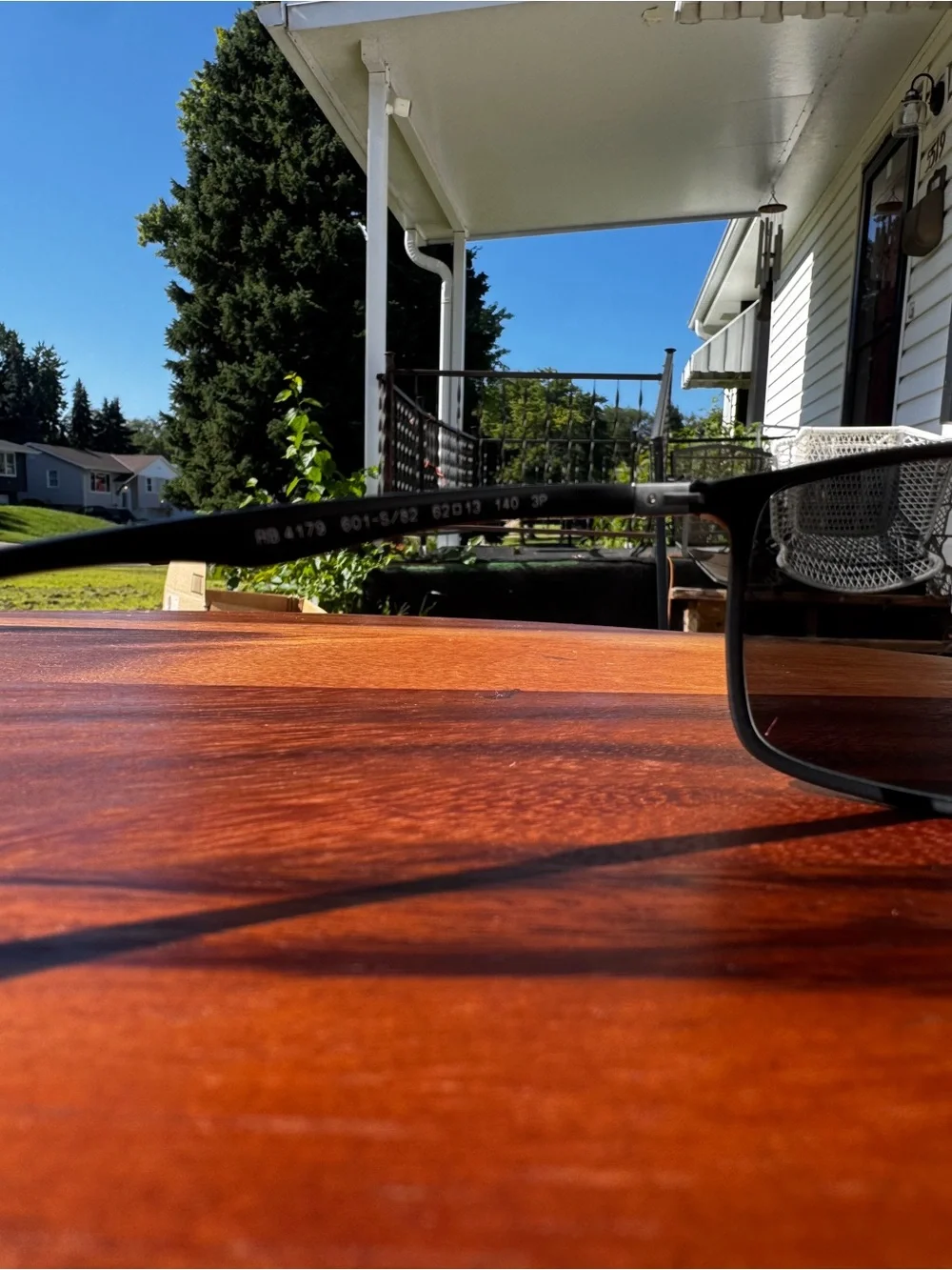 Ray-Ban RB4179 Liteforce Polarized Black frame/lens 62mm Wrap-around Sunglasses